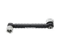 Klein Tools 56999 Conduit Locknut Wrench for 1/2-Inch and 3/4-Inch Connectors, Direct Drive Heads Rotate