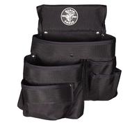 Klein Tools 5700 Tool Pouch, PowerLine Series Utility Pouch Fits Tool Belts up to 2.5-Inch, Strong Rivet Reinforced Stitching, 9-Pocket