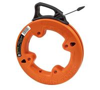 KLEIN TOOLS 6 mm Wide Steel Fish Tape 7.5 m Great for Short Runs, Conduit Measuring and As Pull Line 56005