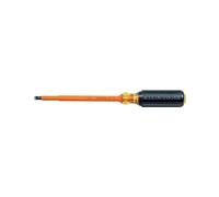 Klein Tools 602-7-INS Flathead Screwdriver, 5/16-Inch Cabinet Tip, Insulated, 7-Inch Shank, Made in USA