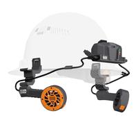 Klein Tools 60523 Dual Cooling Fan for Hard Hats and Safety Helmets, Lightweight, USB-C Rechargeable Fan, Cools Head, Neck, and Face