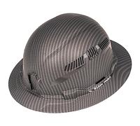 Klein Tools 60626 Hard Hat, Vented Full Brim Premium KARBN Design, Type 1 Class C Hard Hat, 4-Point Ratchet Suspension, Medium