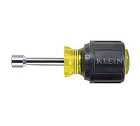 Klein Tools 610-5/16M 5/16-Inch Magnetic Tip Nut Driver, Made in USA, 1-1/2-Inch Hollow Shaft and Cushion Grip Handle