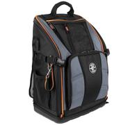 Klein Tools 62482 Tool Backpack, Tool-Station Pro Heavy-Duty Organizer with 27 Pockets, Large Interior, Molded Bottom, Electrician Tool Bag