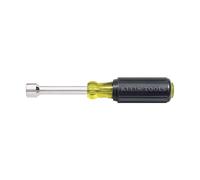 Klein Tools 630-7/16 7/16-Inch Nut Driver with 3-Inch Hollow Shaft and Cushion-Grip Handle, Made in USA