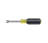 Klein Tools 630-7/16M 7/16-Inch Magnetic Tip Nut Driver 3-Inch Hollow Shaft, Made in USA