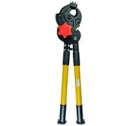 Klein Tools 63700 Heavy Duty Forged Ratcheting Cutter, Heat Treated with 24-Inch Handles and Shear-Type Blades