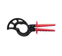 Klein Tools 63750 Cable Cutters, Ratcheting Cable Cutter Cuts Up to 1000 MCM, Great for Cable Preparation , Red