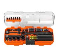 Klein Tools 65301KNECT Impact Socket Set, KNECT (S) 23-Piece SAE Pass-Through and Flip Socket Tool Set, Impact Driver Adapter, MODbox Tool Organization