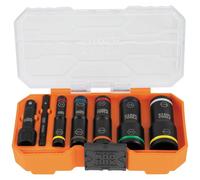 KLEIN TOOLS KNECT Flip-10 Heavy Duty Flip Impact Socket Set SAE 8-Piece