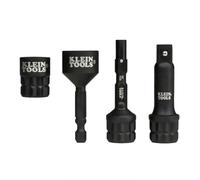 Klein Tools 65KADPM KNECT (M) Impact Socket Adapter Set, 4 Adapters for 3/8-Inch Drive Tools, Flip Sockets and Impact Drivers, Compatible with KNECT (S) and (M) Systems