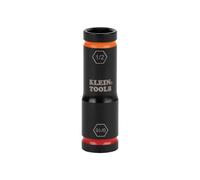 Klein Tools 66076 Impact Driver Flip Socket, 9/16- and 1/2-Inch Sizes, Use with Klein Tools Compact Impact Wrenches BAT20CW, BAT20CW1