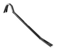 Klein Tools 66095 24-Inch Gooseneck Wrecking Bar and Nail Puller, Heavy Duty Forged Carbon Steel, Pry Bar for Demolition