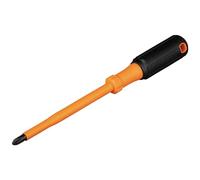 Klein Tools 6876INS Insulated Screwdriver, 1000V #3 Phillips Tip Screwdriver with 6-Inch Shank, Tip-Ident, Cushion-Grip Handle