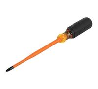 Klein Tools 6936INS Insulated Screwdriver, Made in USA, Screwdriver with 1000V Slim Profile Tip, #2 Phillips with 6-Inch Shank, Cushion-Grip Handle