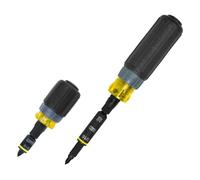 Klein Tools 80191 KNECT (S) Impact-Rated Multi-Bit Screwdriver Set, 11-in-1 and 7-in-1 Ratcheting Drivers with Phillips, Slotted, Square, Torx Tips, Nut Drivers, Stubby Driver