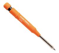 KLEIN TOOLS 86501 Skribes 2.8 mm Mechanical Carpenter Pencil with Built-In Sharpener, 4 Refills, and Deep Hole Marking for Woodworking and Construction