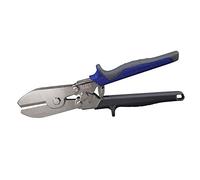 Klein Tools 86520 Crimper for Ductwork, Pipe and Sheet Metal Crimps 24 gauge Steel, 28 ,Blue/Gray,5 Blade