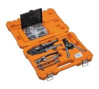 Klein Tools 92919SEP Solar Tool Set with Cutter, Stripper, Crimper, Wrenches and PV Connectors for Solar Panel Cable Assembly and Installation