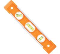 Klein Tools 935 Level, 9-Inch Magnetic Torpedo Level with 0/45/90 Degree Vials and V-Groove, Tapered Nose