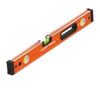 Klein Tools 93524 24-Inch Box Level, Box Beam, 3 Vials, High Visibility Orange, Aluminum Body