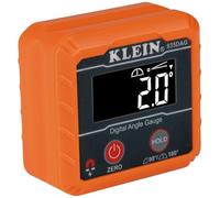 Klein Tools 935DAG Digital Electronic Level and Angle Gauge, Measures 0-90 and 0-180 Degree Ranges, Measures and Sets Angles Orange and Black