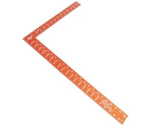 Klein Tools 935FSQ Framing Square, 24-Inch x 16-Inch, L Shape Carpenter Woodworking Tool with Laser Etched Rafter Tables and Octagon Scales