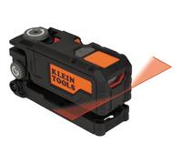 Klein Tools 93PTL Pocket Laser Level, Magnetic Bright Red Plumb Leveling and Alignment Tool, 3 Bubble Vials, 360-Degree Wall Attachment
