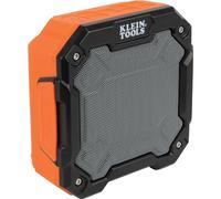 KLEIN TOOLS AEPJS3 Bluetooth Jobsite Speaker With Magnet and Hook, 20-Hr Run Time, Charge Via USB A or C, Pair Multiple Speakers Via Broadcast, Hands Free Capable
