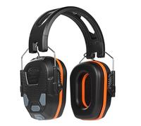 KLEIN TOOLS AESEM2 Slim Bluetooth 5.4 Hearing Protection Earmuffs, 23dB NRR, Rechargeable for Construction and Workshops, Noise Cancelling, Foam Cushions and 50 Hour Battery Life