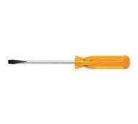 Klein Tools BD156 5/16-Inch Flat Head Screwdriver, Keystone Tip with 6-Inch Round Shank and Comfordome Handle