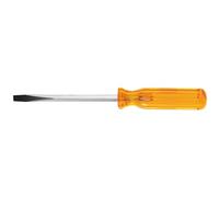 Klein Tools BD308 5/16-Inch Flat Head Screwdriver with Keystone Tip, Made in USA, 8-Inch Square Shank and Comfordome Handle