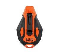 KLEIN TOOLS CHLK50S Chalk Reel, 50-Foot, 4:1 Gear Ratio, Quick-Release Spool Clutch, Chalk Line and Twist-Lock Top with a Nested Hook Design