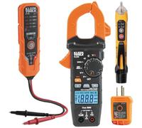 Klein Tools CL220VP Electrical Test Kit with Digital Clamp Meter, Non-Contact Voltage Tester, GFCI Outlet Tester, AC/DC Voltage Tester