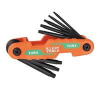 KLEIN TOOLS Cmpct Folding Hex Key Set 8-Key Torx Sizes