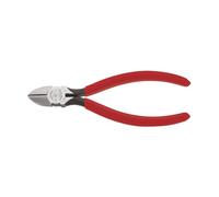 Klein Tools D202-6 Pliers, Diagonal Cutting Pliers with Tapered Nose, Induction Hardened Knives and Hot Riveted Joint, 6-Inch