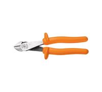 Klein Tools D228-8-INS Pliers, Made in USA, Insulated Diagonal Cutting Pliers with 1000V Rated Dual-Layer Grips and High-Leverage Design, 8-Inch