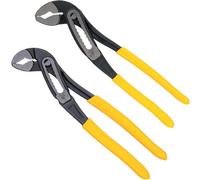 Klein Tools D5052KIT Pump Pliers Set, 7-Inch and 10-Inch Classic Klaw Quick-Adjust V-Jaw Tongue and Groove Pliers, 2-Piece