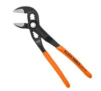 Klein Tools D5057BS 7-Inch Straight Jaw Quick-Adjust Pump Pliers, Adjustable Pliers, Heavy-Duty Hand Tool with Serrated Teeth