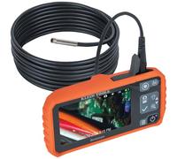 Klein Tools ET17 Utility Borescope with 5.5 mm 9.8-Foot Waterproof Gooseneck Snake, LEDs, 4.3-Inch LCD, Attachments, Endoscope Inspection Camera