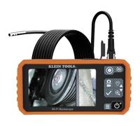 Klein Tools ET19 Wi-Fi Pro Borescope, Inspection Camera, Dual-Lens, 9.8-Foot Armored Gooseneck, Waterproof, 6-LED Lights, for Android and iOS Device