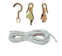 KLEIN TOOLS H1802-30S Block and Tackle with Guarded Snap Hooks with Swivel Hook