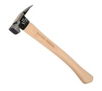 Klein Tools H80922H Milled Face Framing Hammer with Straight Claw, 22-Ounce Forged Steel, Hickory Handle, California Framing Style, Magnetic Nail Starter, and Extra-Large Squared Strike Face