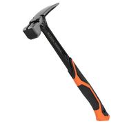 Klein Tools H80922SM Milled Face Framing Hammer with Straight Claw, 22-Ounce Forged Steel, Magnetic Nail Starter and Extra-Large Squared Strike Face