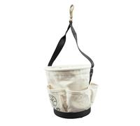 Klein Tools Heavy-Duty Tapered Wall Bucket 4 Pockets 5171PS