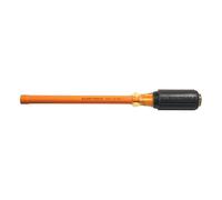 Klein Tools Insulated 1/4-Inch Nut Driver with 6-Inch Hollow Shaft and Cushion Grip Handle 646-1/4-INS