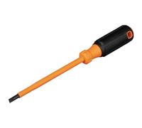 Klein Tools Insulated Screwdriver, 1/4-Inch Cabinet Tip, 6-Inch Shank