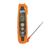 Klein Tools Digital Thermometer IR07, Dual Infrared (IR) & Probe, LCD, Pocket Size, Orange