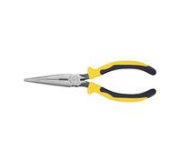 Klein Tools J203-7 Long Nose Side-Cutter Pliers, Induction-Hardened Cutting Knives with Hot-Riveted Joints and Slim Heads, 7-Inch