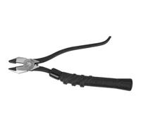 Klein Tools M2017CSTA Slim Head Ironworker Pliers, Milkers Cushion Grip, Side Cutters with Aggressive Knurl, 9-Inch
